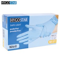 HYGOSTAR-Nitril gloves blue-L